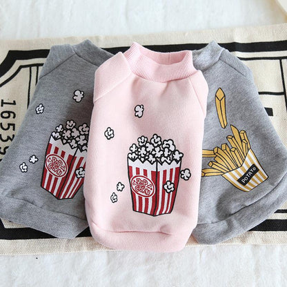 Winter Warm Pet Hoodie Jacket - Cozy Cotton Clothes For Dogs And Cats-0