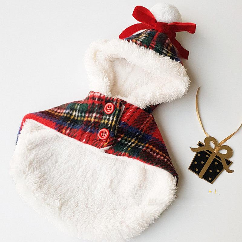 Festive Pet Cloak: Stylish Christmas And New Year Dog Clothes-3