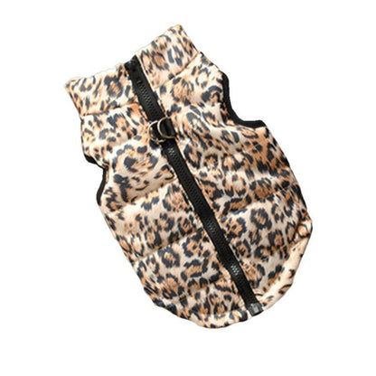 Cozy Striped Pet Jacket With Traction Buckle - Perfect For Autumn And Winter!-16
